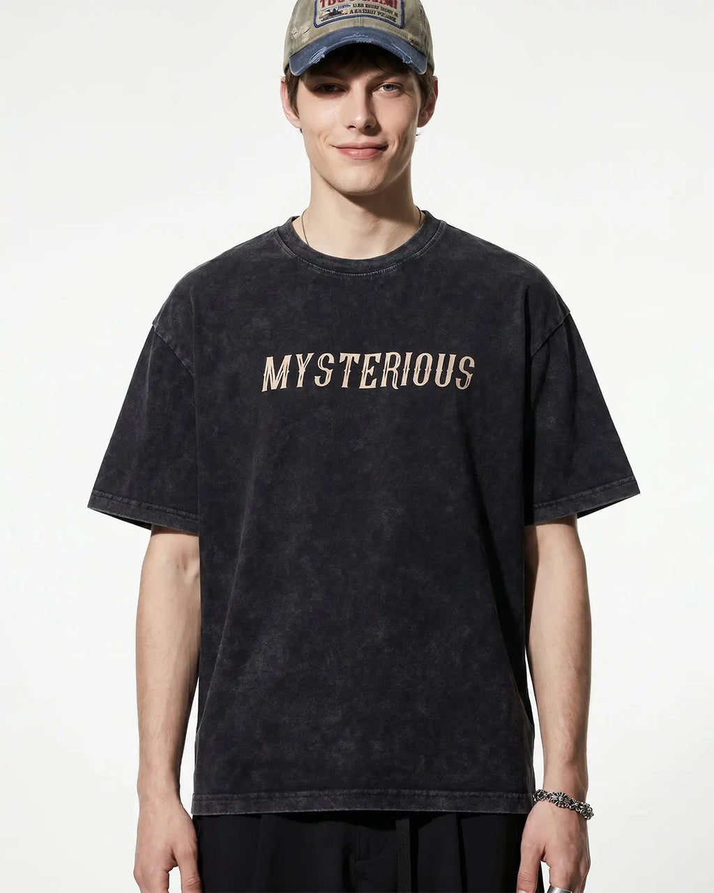 Retro Washed Graphic Cotton T-Shirt | Inflation Streetwear