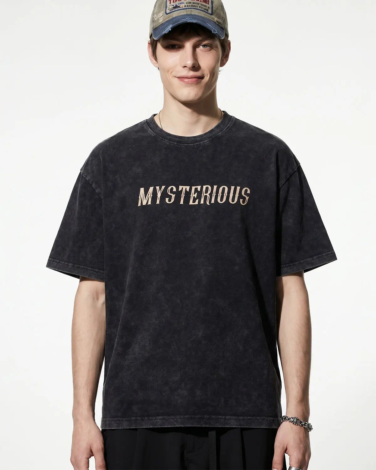 Retro Washed Graphic Cotton T-Shirt | Inflation Streetwear