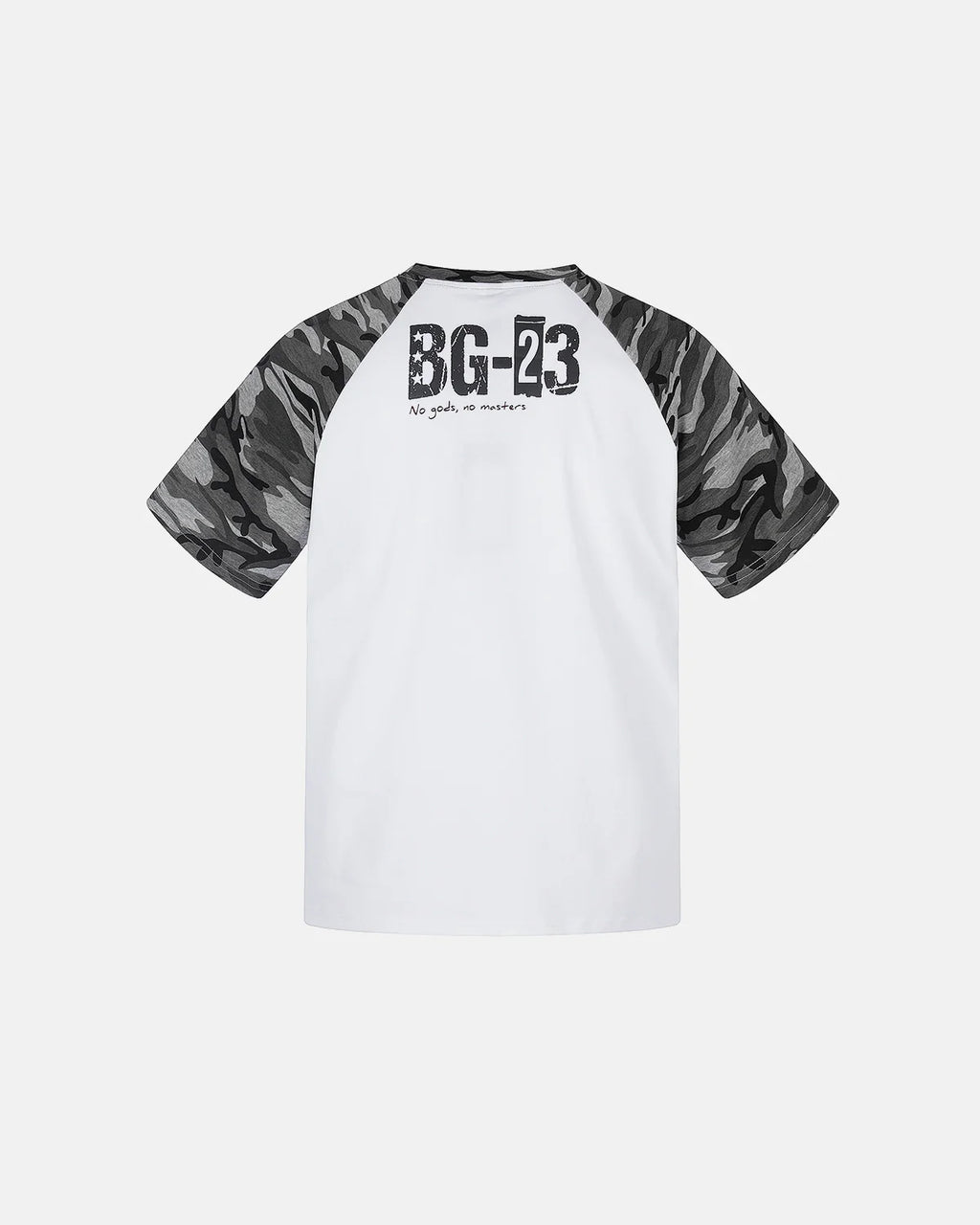 Camo Sleeve Graphic Boxy T-Shirt | Inflation Streetwear
