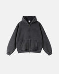 INFLATION Vintage Washed Zip Up Hoodie