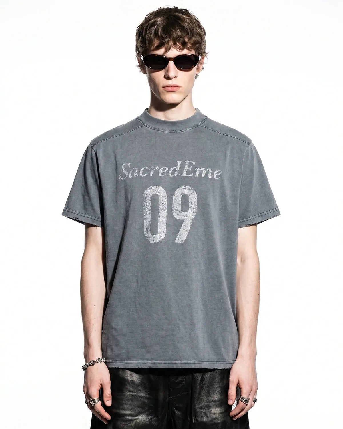 Distressed Spray Wash Graphic T-Shirt | Inflation Streetwear