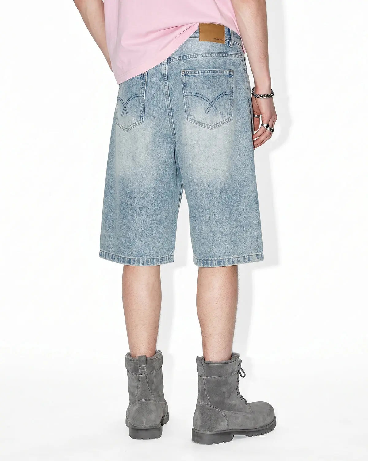 Distressed Longline Jorts | Inflation Streetwear