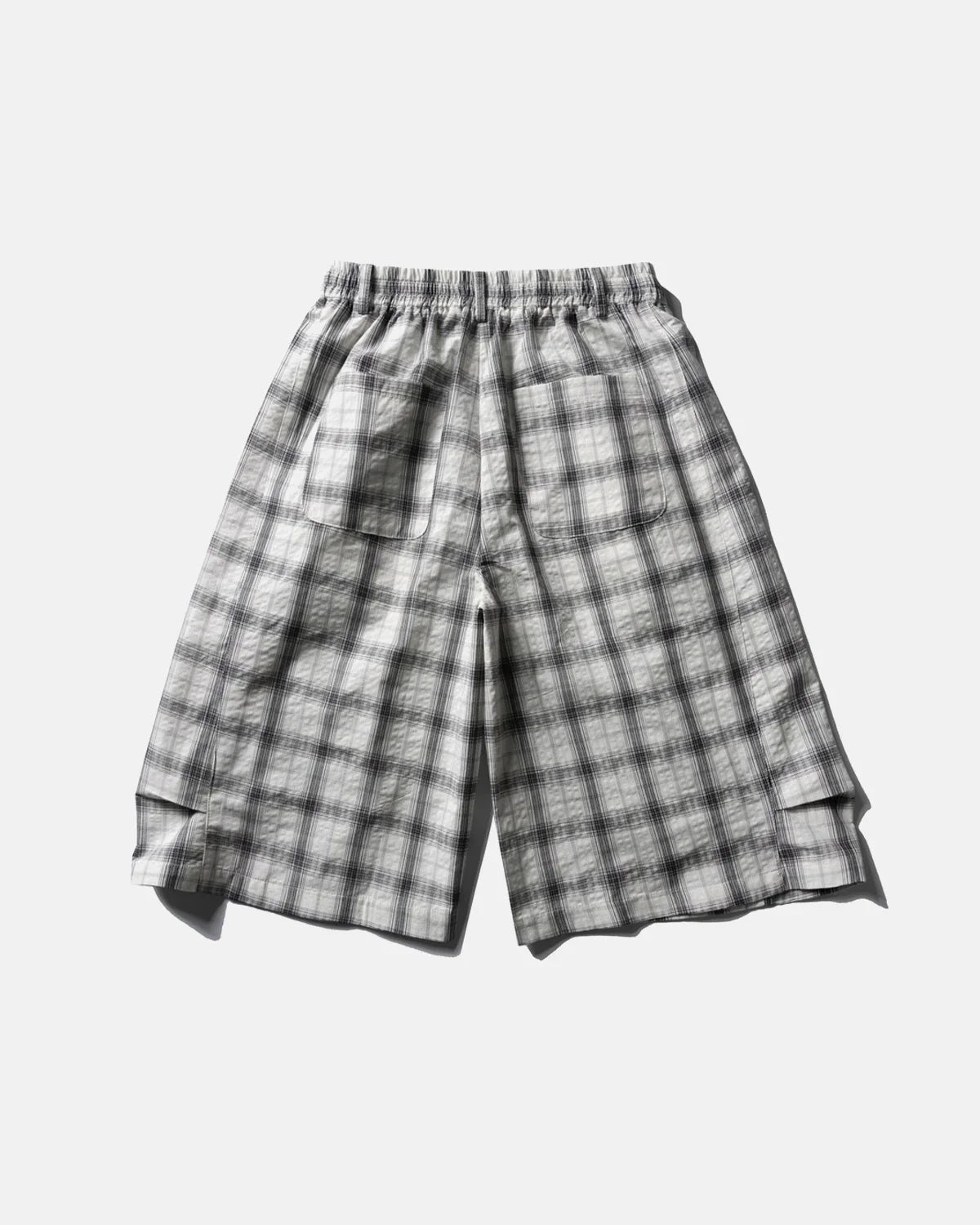 Plaid Longline Casual Shorts | Inflation Streetwear