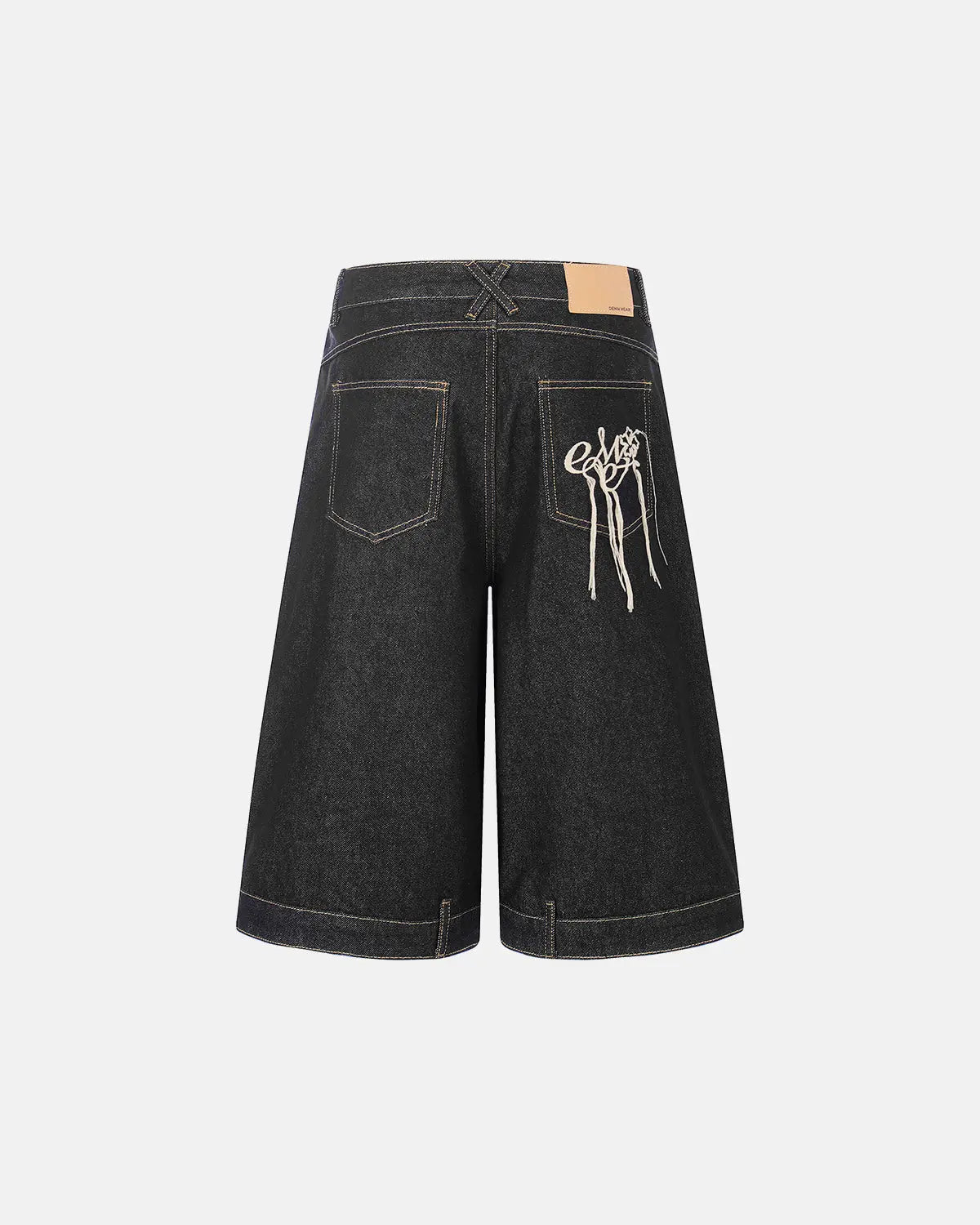 Deconstructed Raw Denim Jorts | Inflation Streetwear