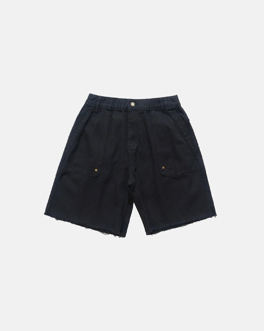 Frayed Hem Camo Knee-Length Shorts | Inflation Streetwear
