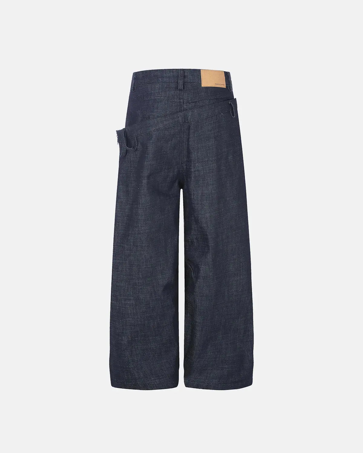 Asymmetric Wrap Waist Baggy Jeans | Inflation Streetwear