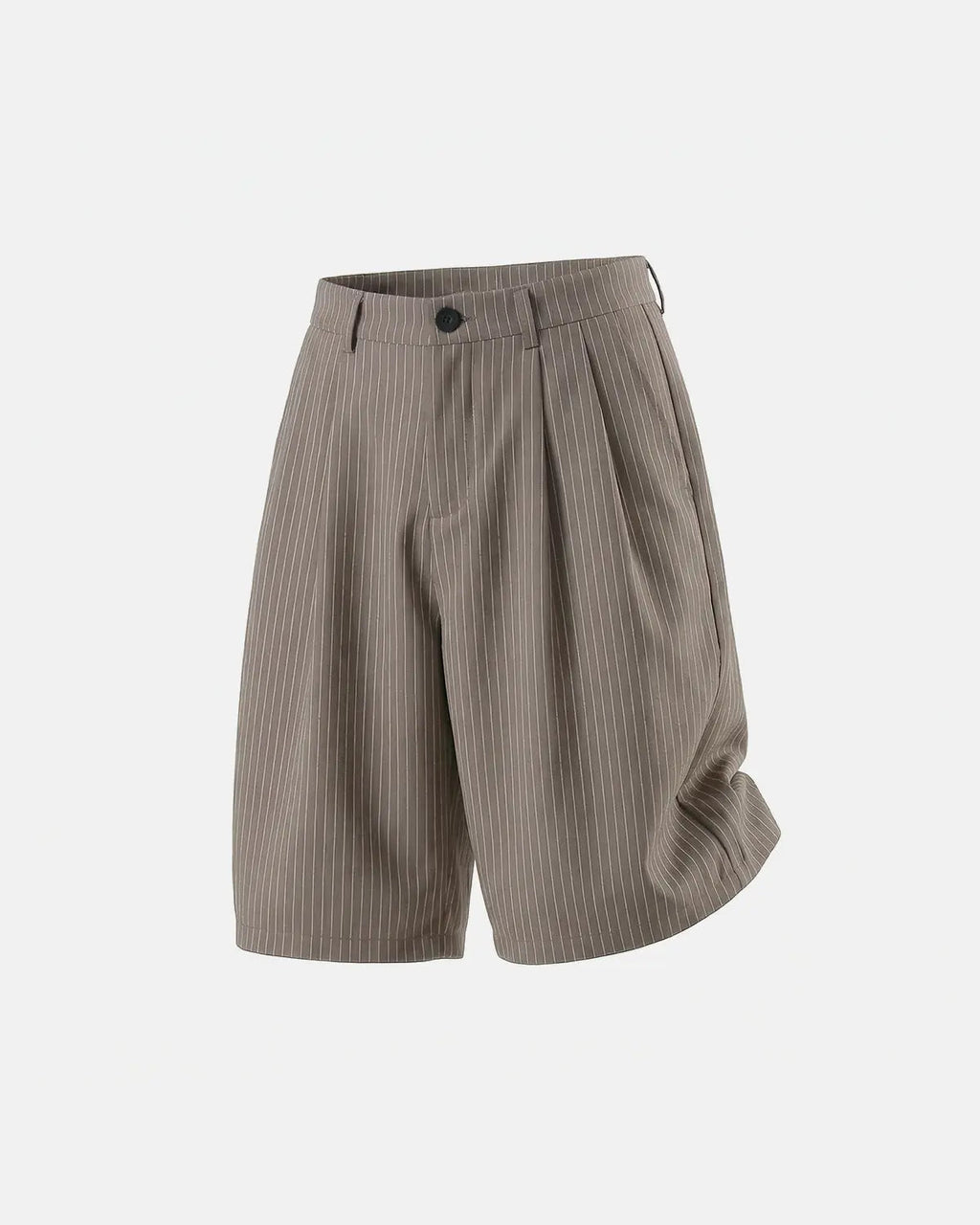 Pinstripe Pleated Tailored Shorts | Inflation Streetwear