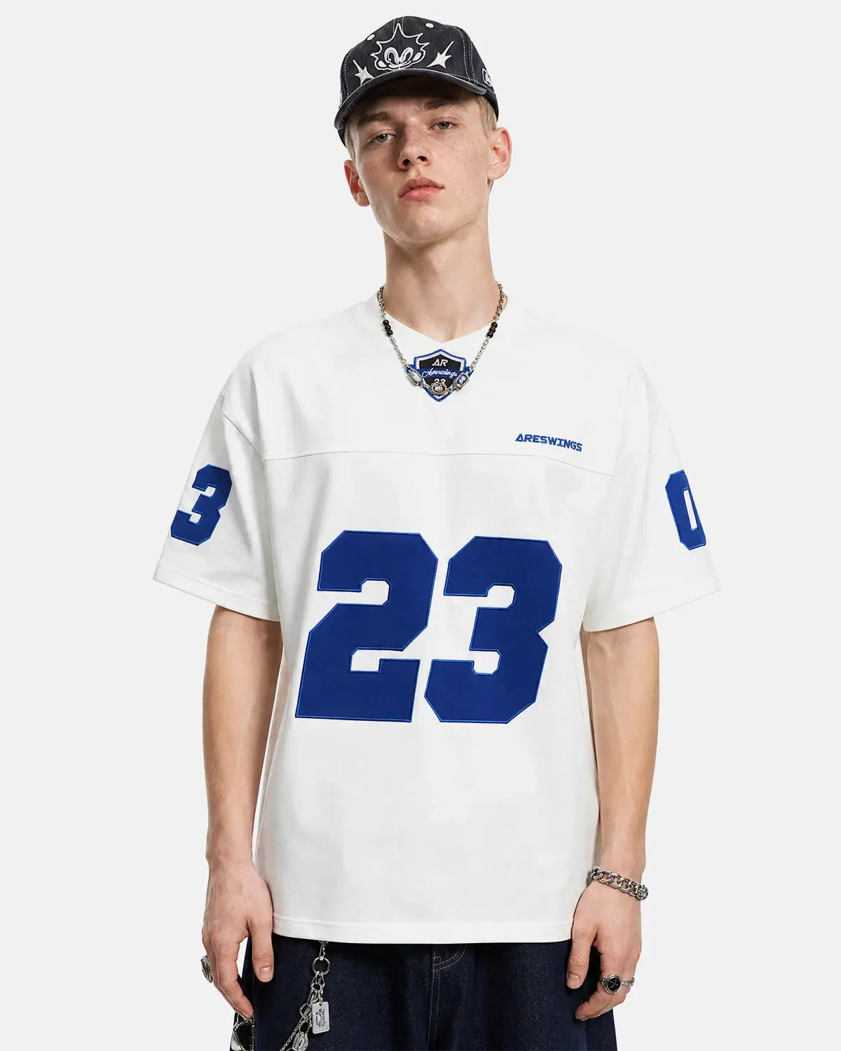 Varsity Number Applique T-Shirt | Inflation Streetwear