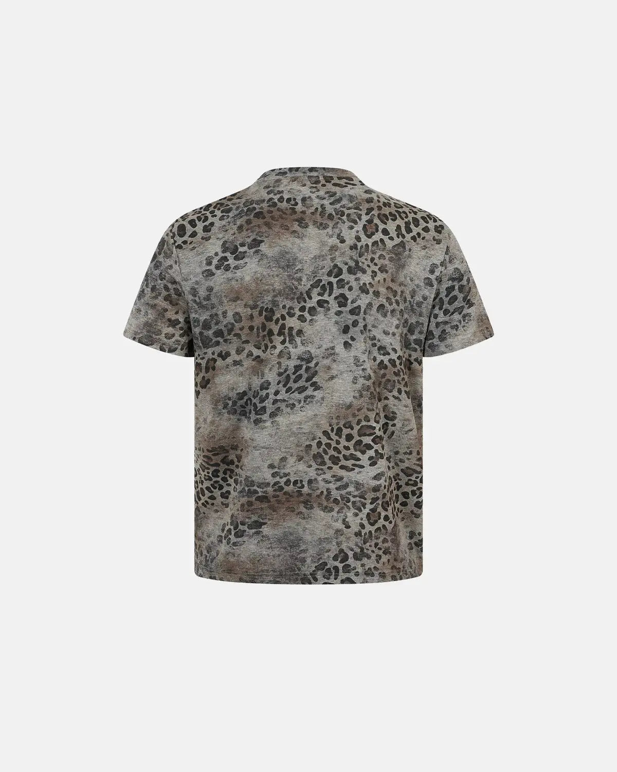 Leopard Script Henley Baby Tees | Inflation Streetwear