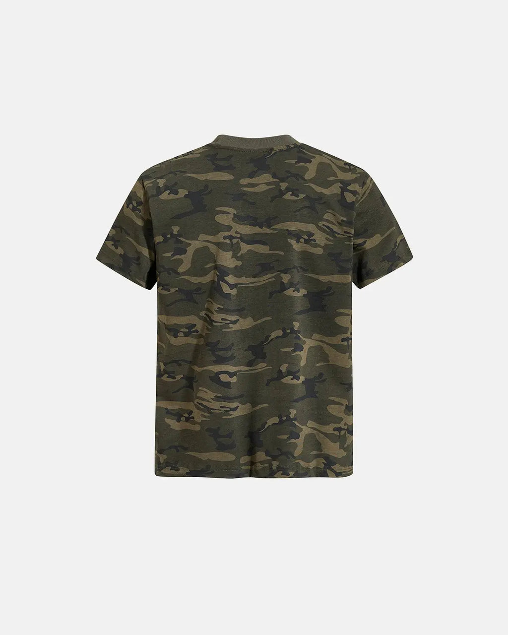 Camo Script Boxy T-Shirt | Inflation Streetwear