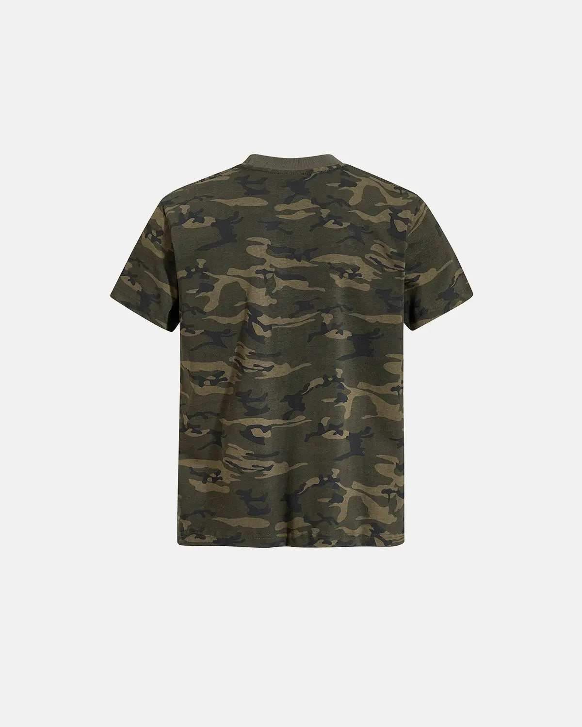 Camo Script Boxy T-Shirt | Inflation Streetwear