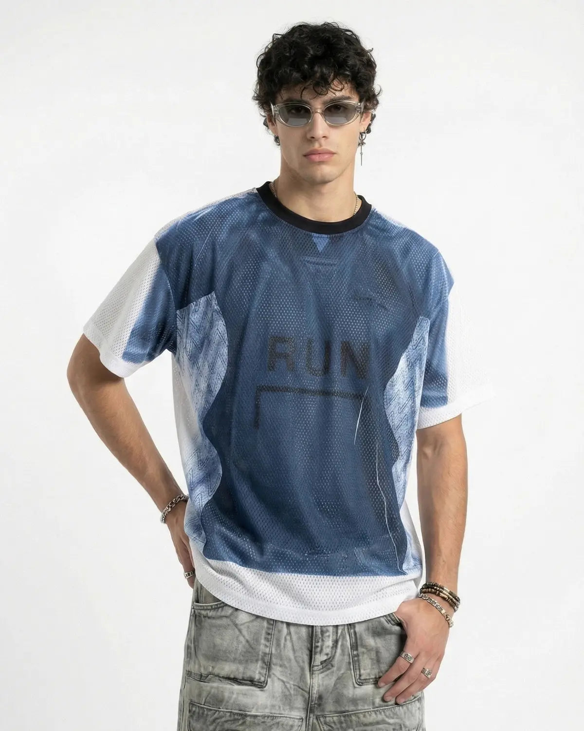 Digital Printing Mesh Jersey Tshirts | Inflation Streetwear