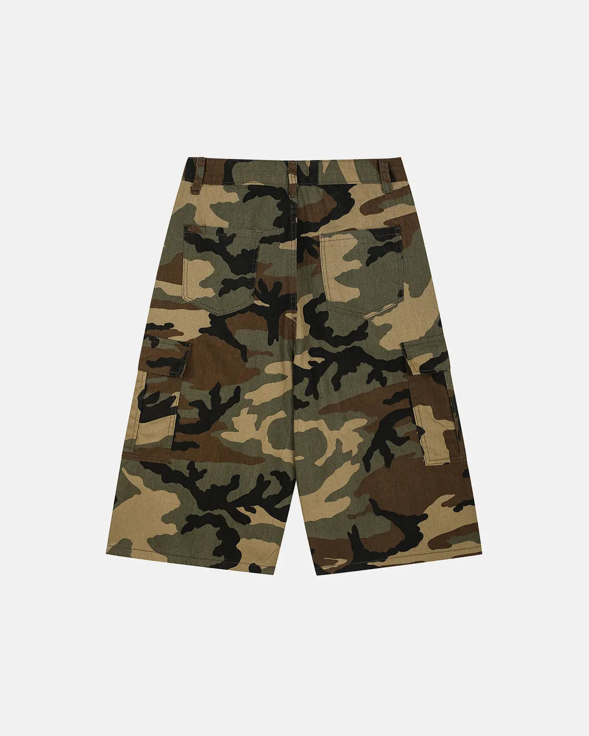 Camo Cargo Longline Shorts | Inflation Streetwear