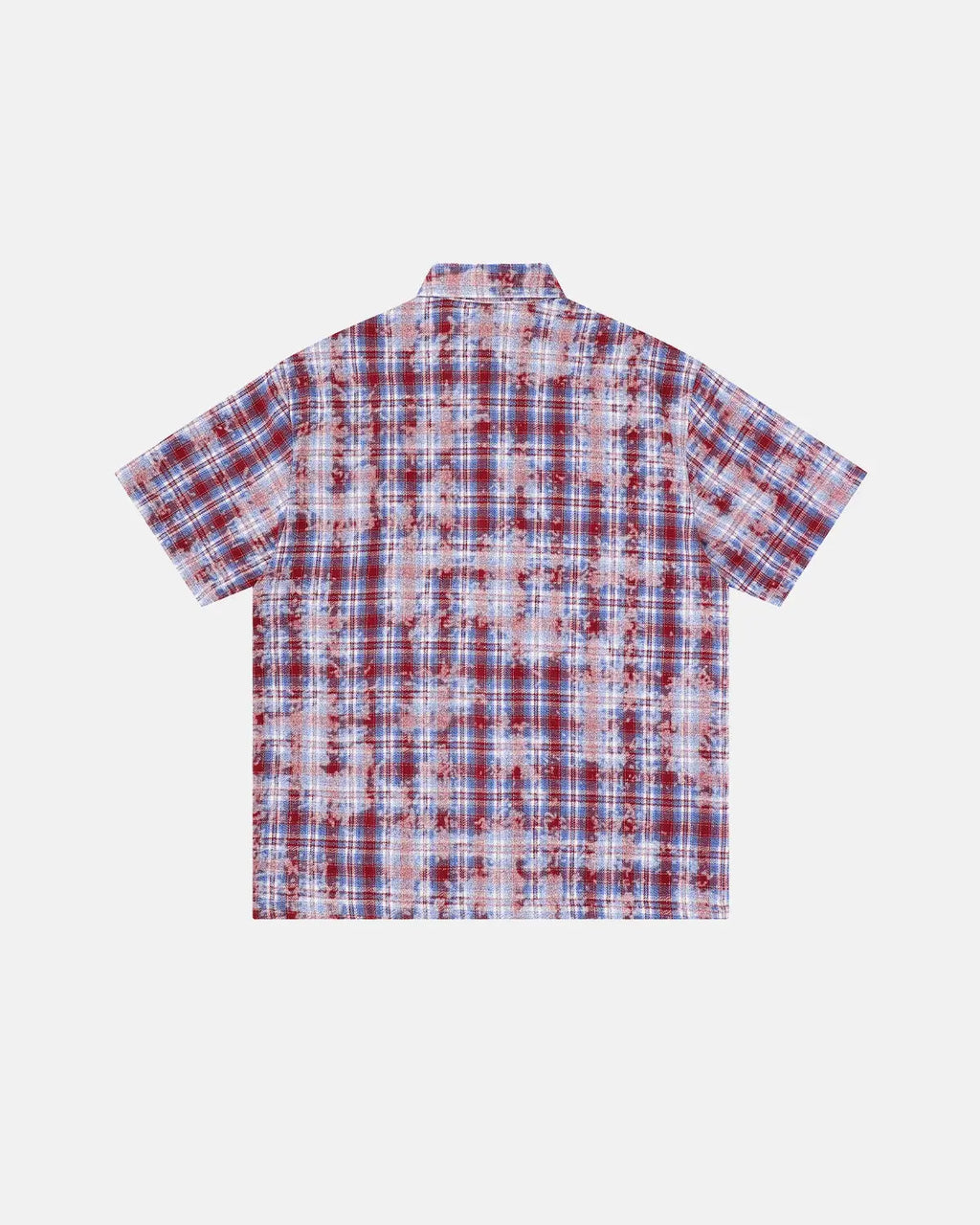 Devil Embroidered Plaid Shirt | Inflation Streetwear