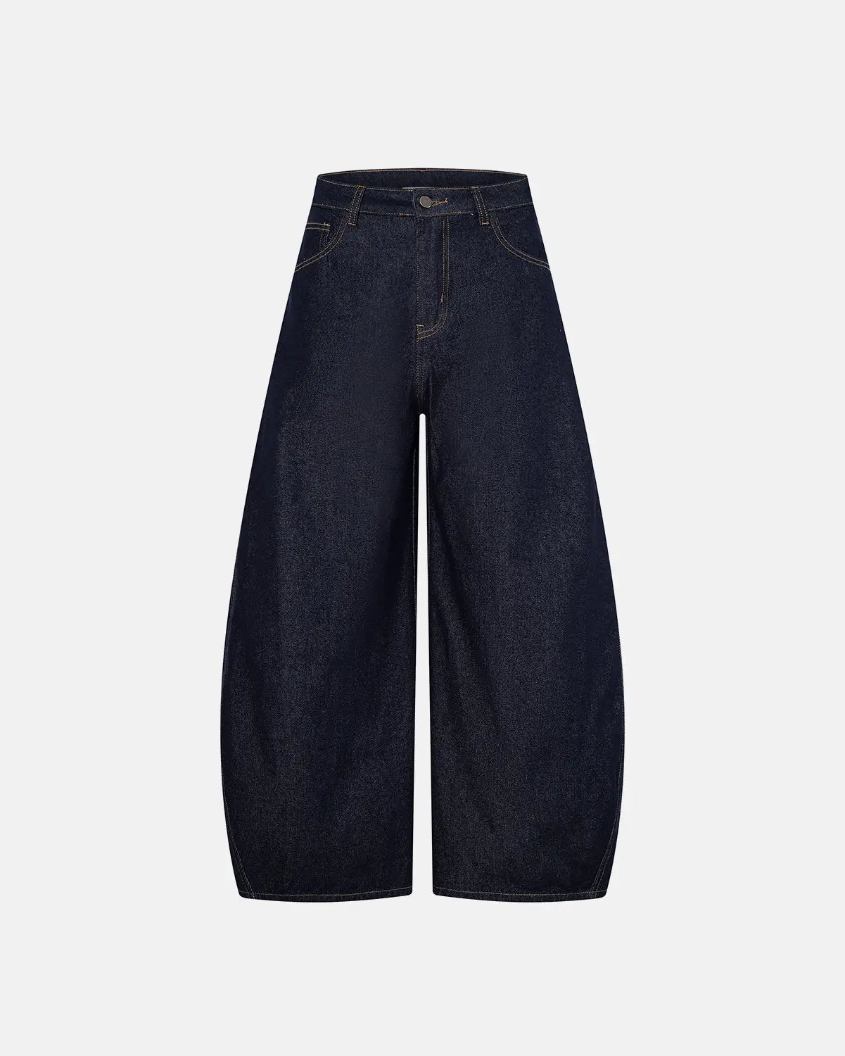 Multi Pockets Design Barrel Jeans | Inflation Streetwear