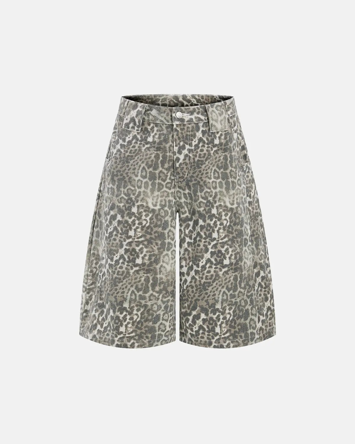 Leopard Print Baggy Shorts | Inflation Streetwear