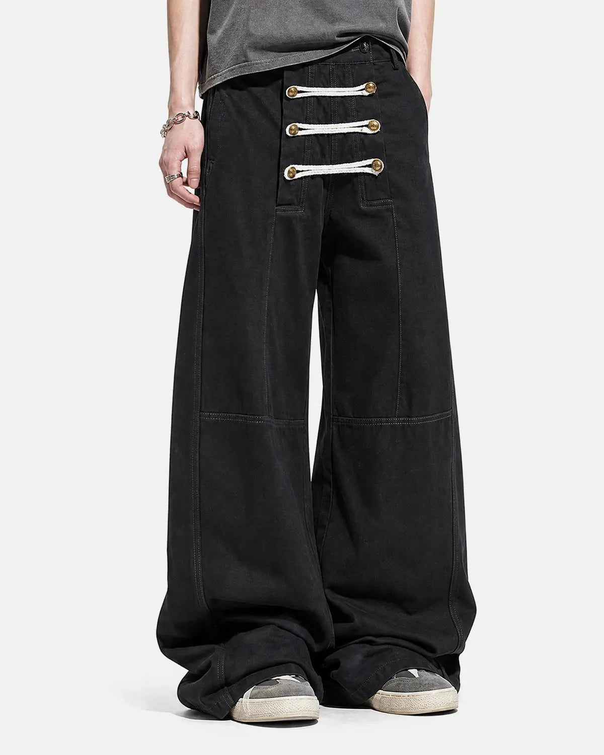 Braided Rope Barrel Pants | Inflation Streetwear