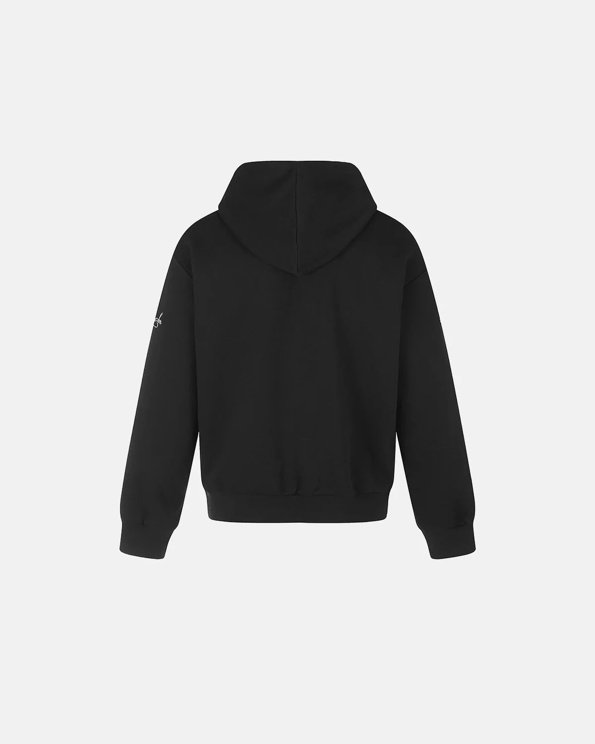 Braided Embroidery Boxy Zip Up Hoodie | Inflation Streetwear