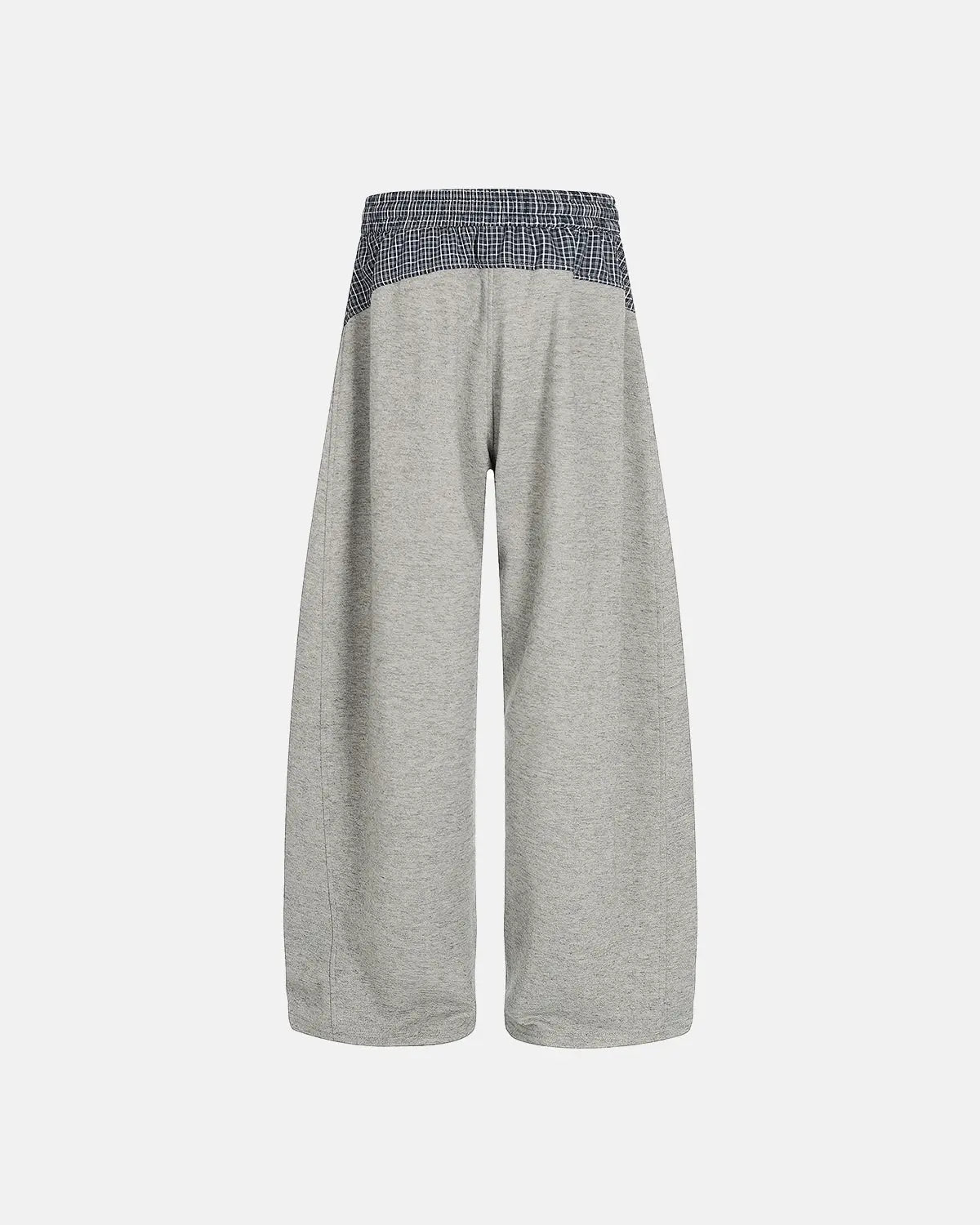Plaid Layered Baggy Sweatpants | Inflation Streetwear