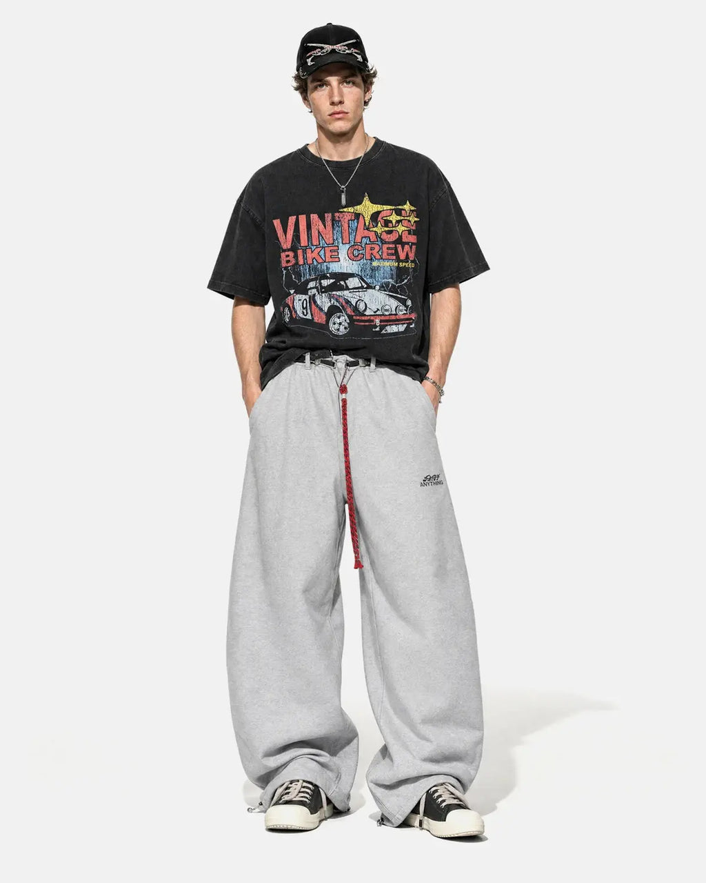 Vintage Graphic Snow Washed T-Shirt | Inflation Streetwear