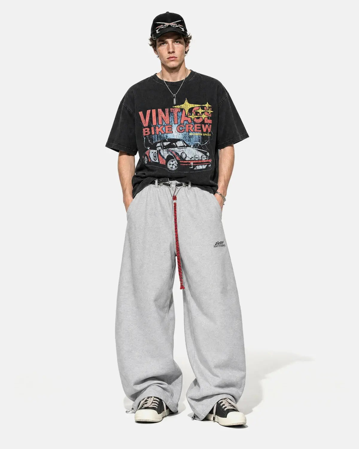 Vintage Graphic Snow Washed T-Shirt | Inflation Streetwear