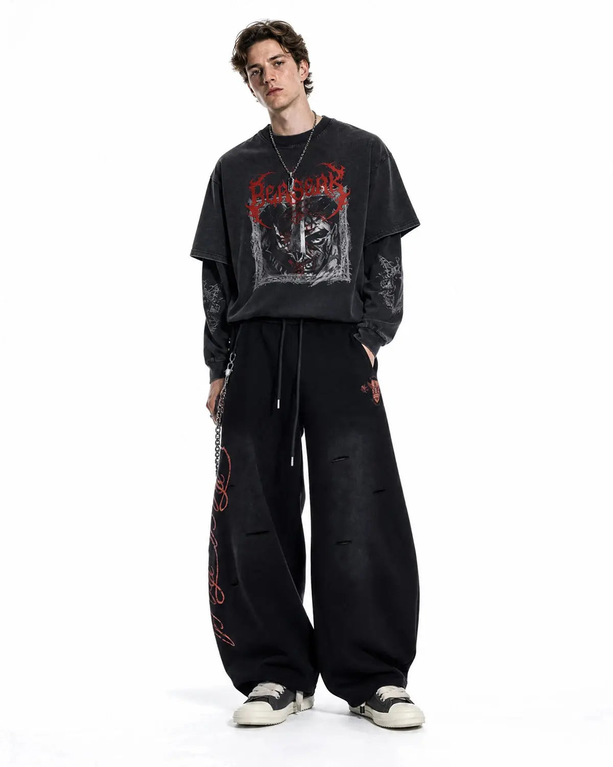 Vintage Washed Barrel Sweatpants | Inflation Streetwear