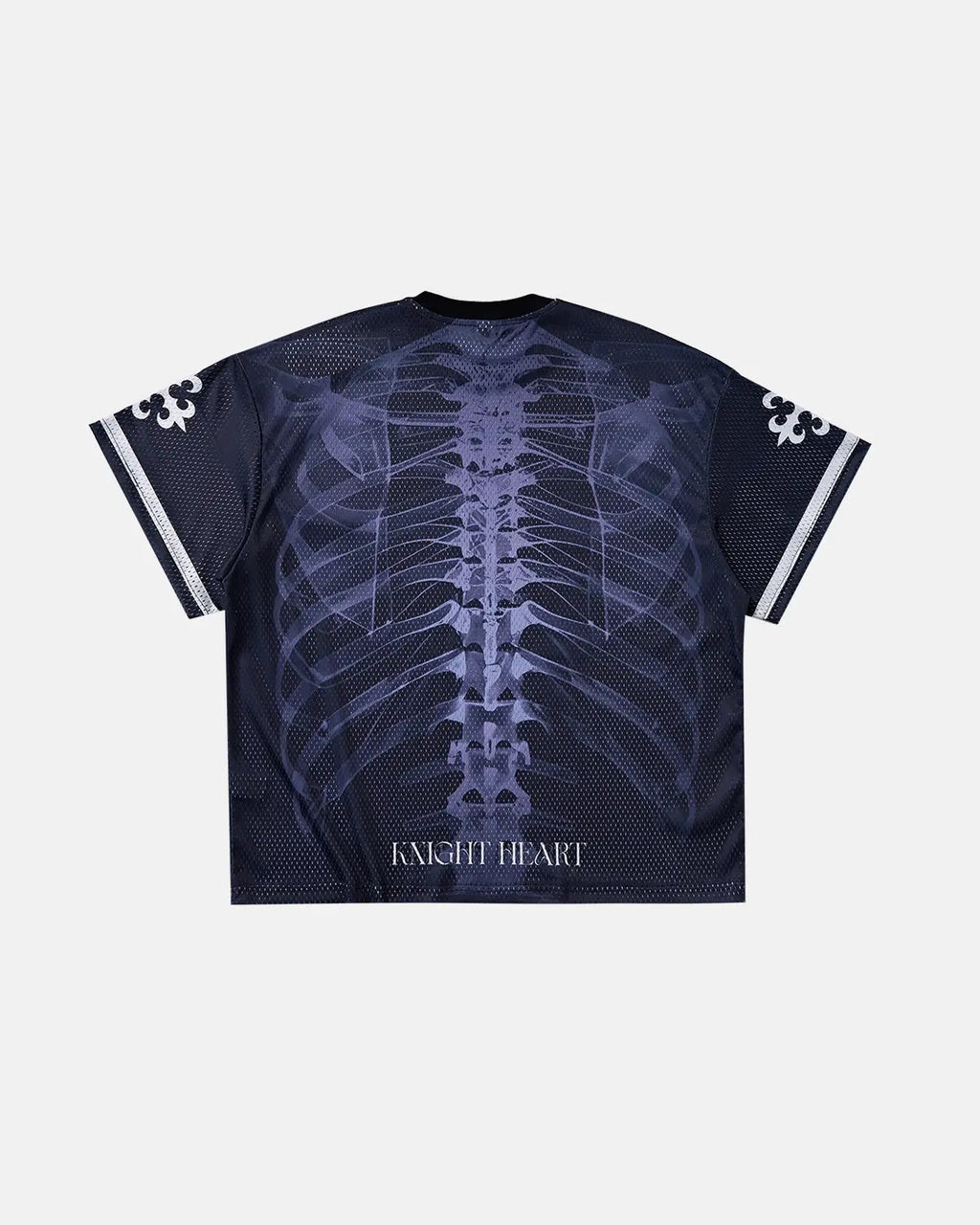 X-Ray Skeleton Graphic Mesh Jersey | Inflation Streetwear