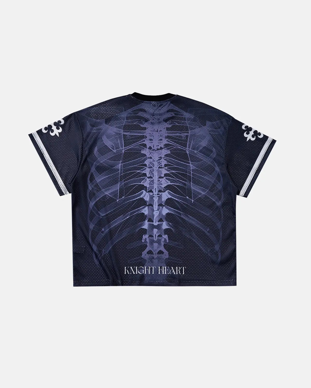 X-Ray Skeleton Graphic Mesh Jersey | Inflation Streetwear