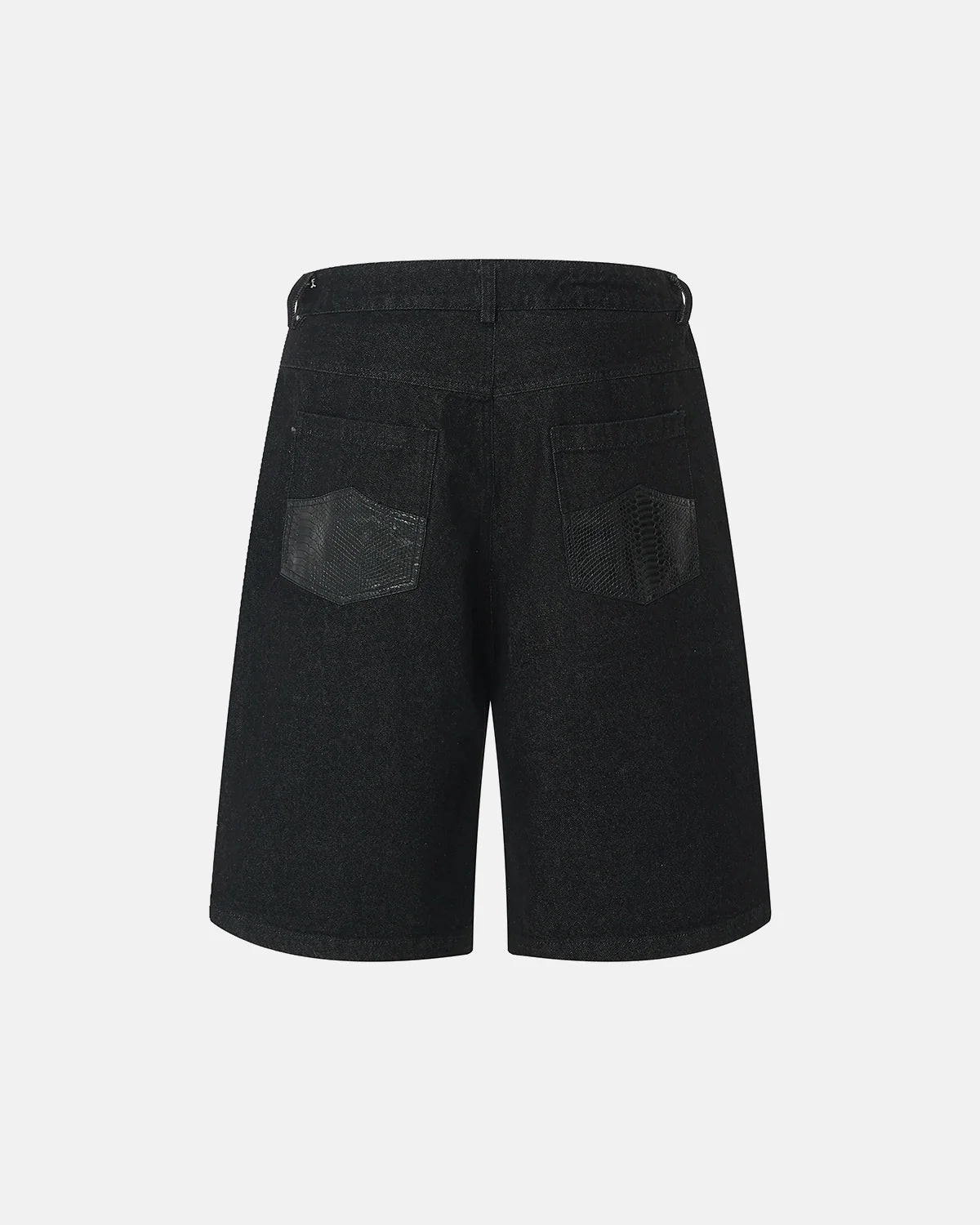 Black Baggy Long Jorts | Inflation Streetwear