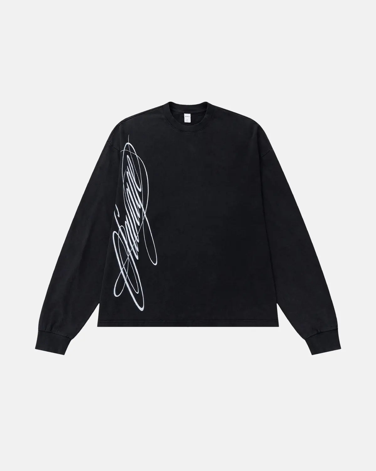 Boxy Script Graphic Washed T-Shirt | Inflation Streetwear