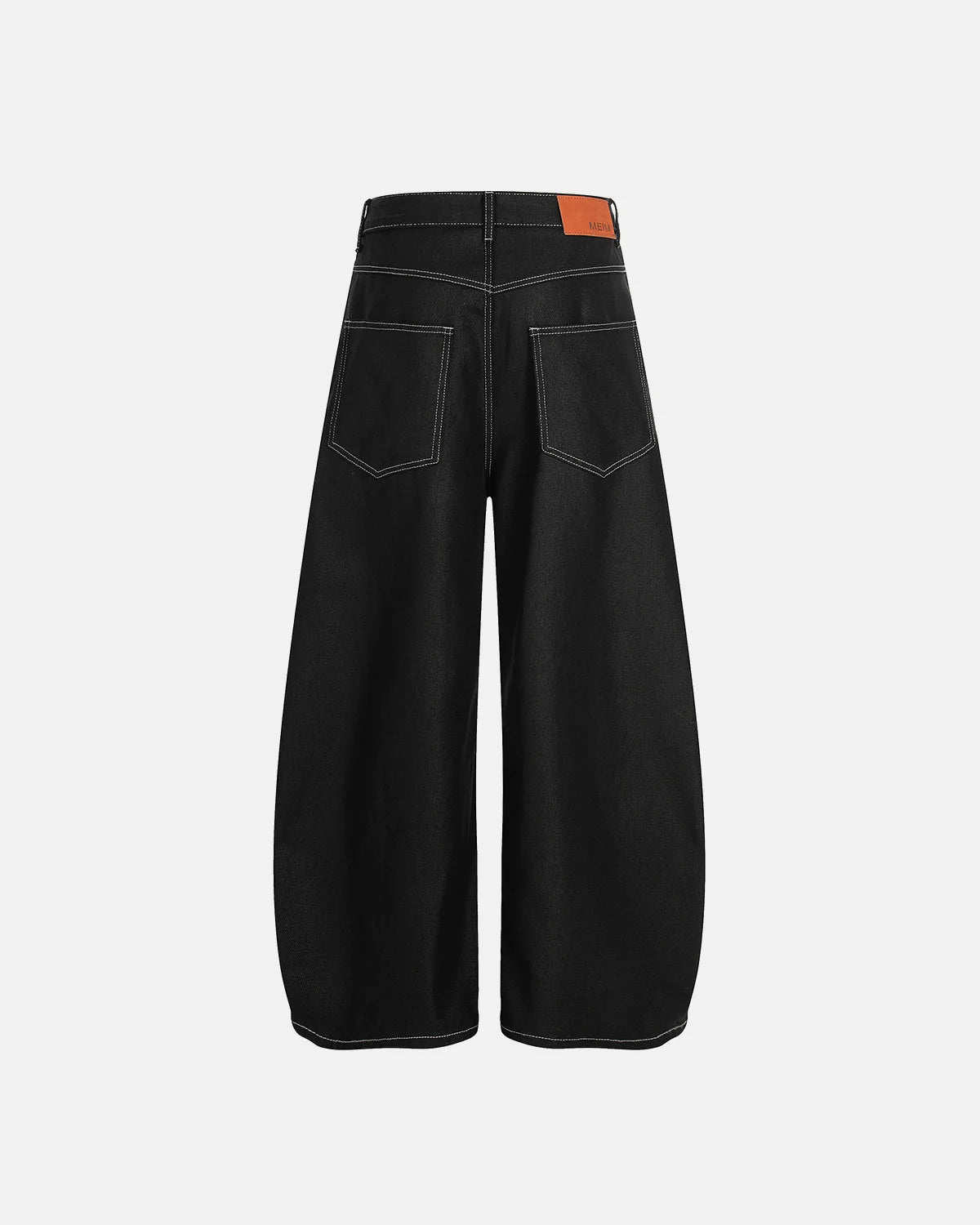 Contrast Stitch Baggy Barrel  Jeans | Inflation Streetwear