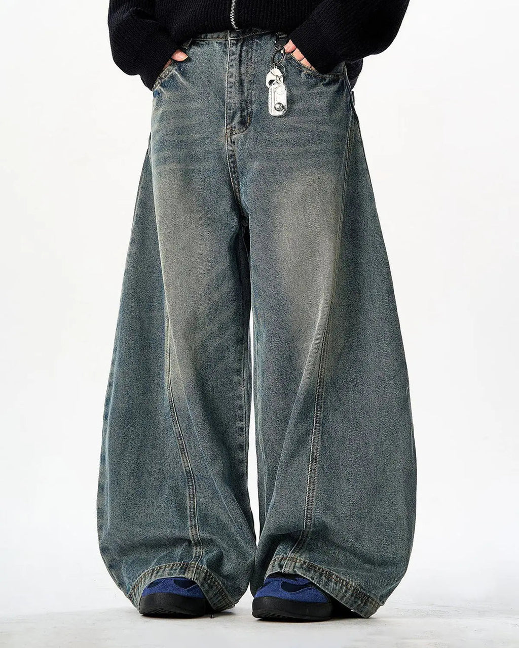 Vintage Washed Barrel Jeans | Inflation Streetwear