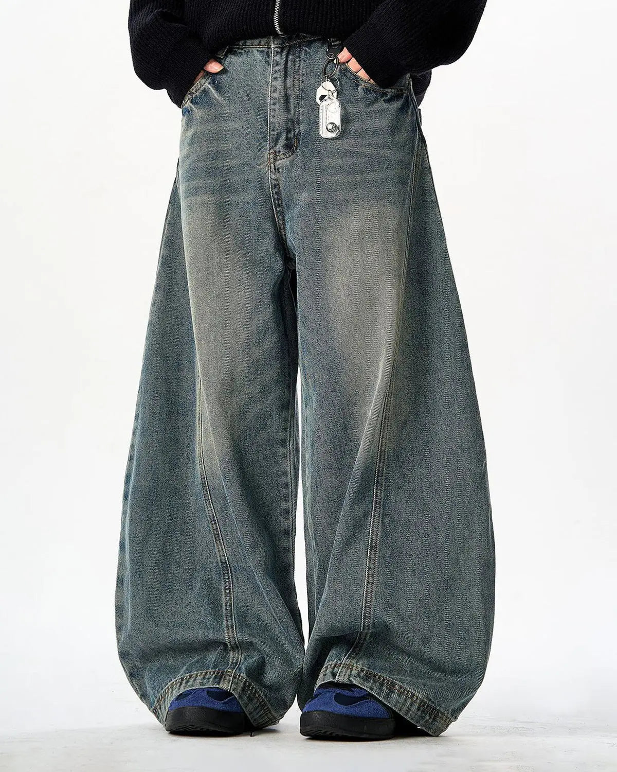 Vintage Washed Barrel Jeans | Inflation Streetwear