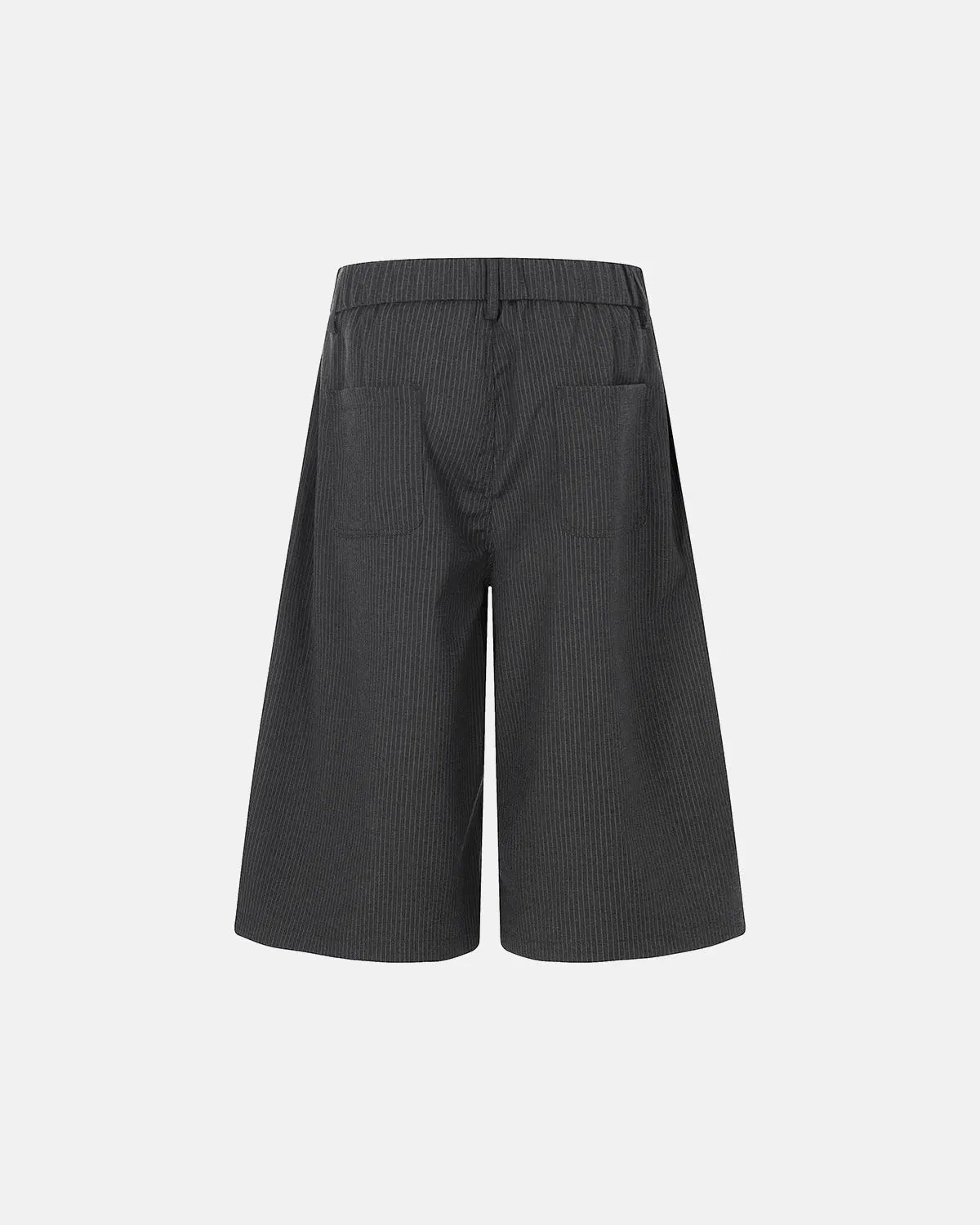 Pinstripe Stud Detail Tailored Shorts | Inflation Streetwear