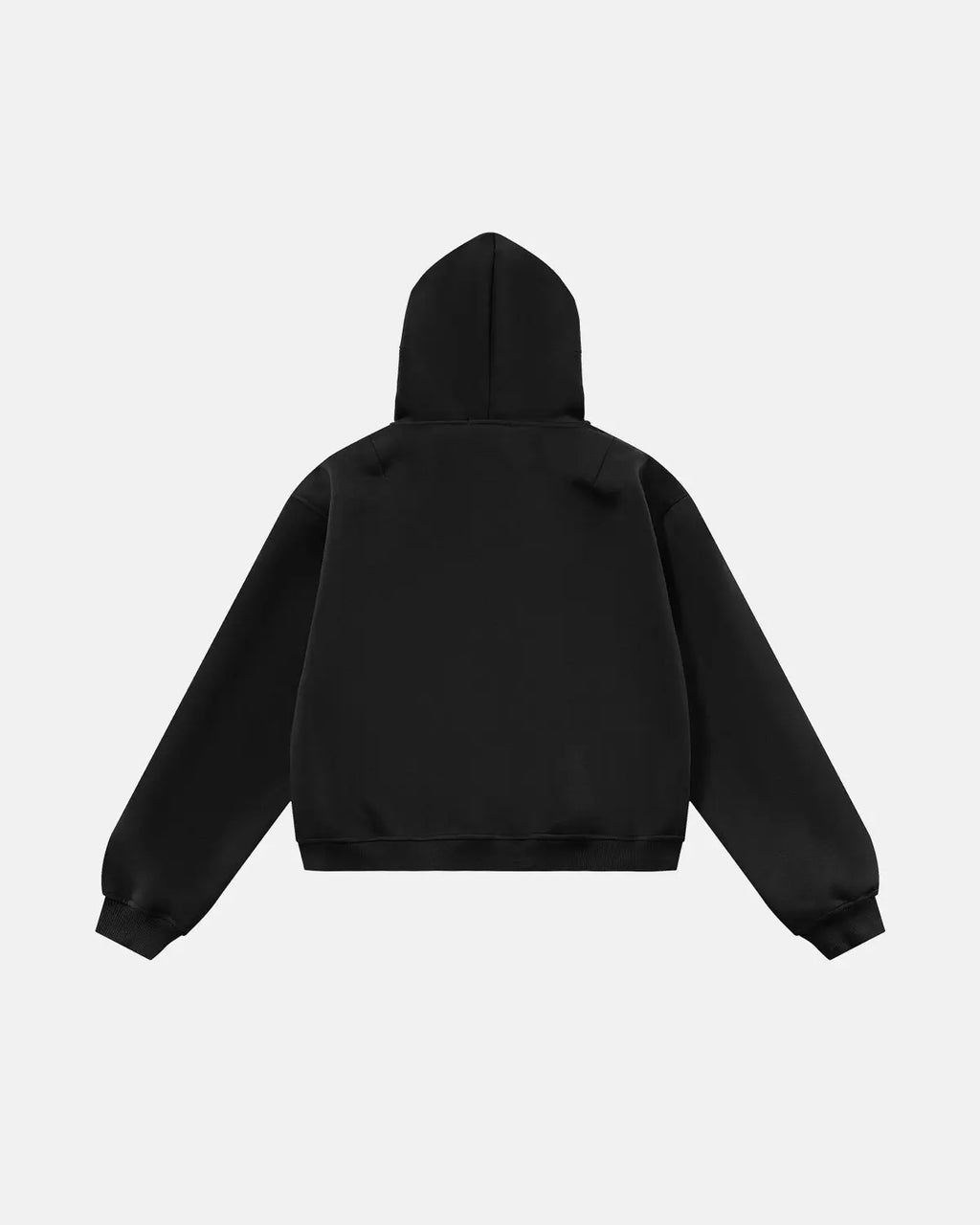 Metal Clasp Boxy Zip Up Hoodie | Inflation Streetwear