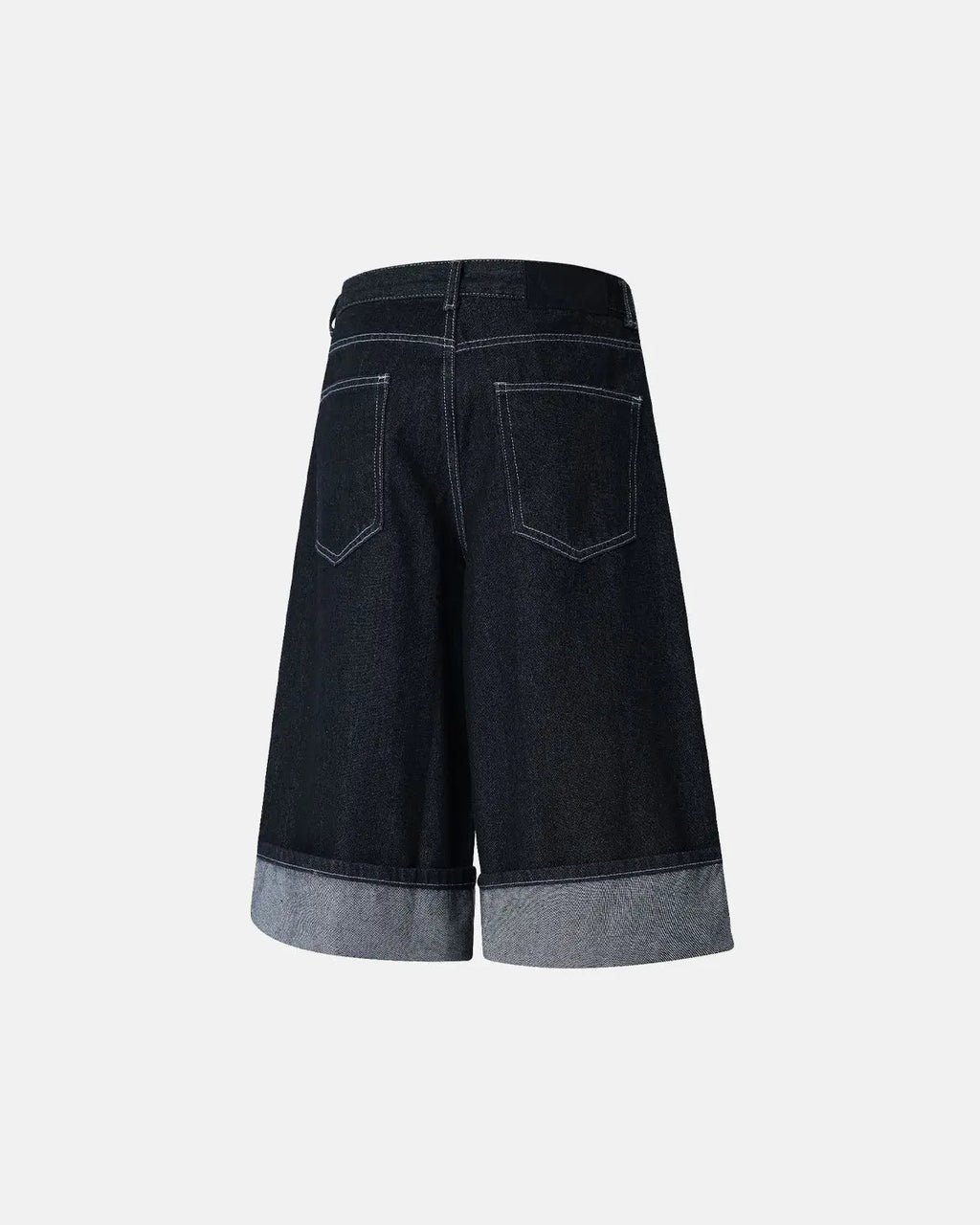 Buckle Detail Raw Denim Jorts | Inflation Streetwear