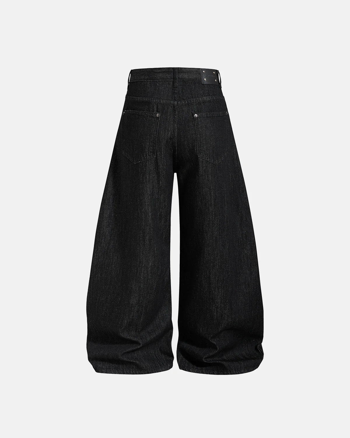 Metal Eyelet Chain Barrel Jeans | Inflation Streetwear