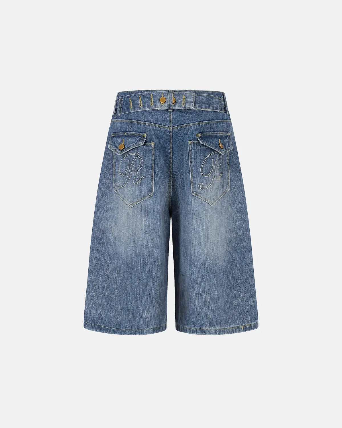 Cinch Back Bamboo Weave Long Jorts | Inflation Streetwear