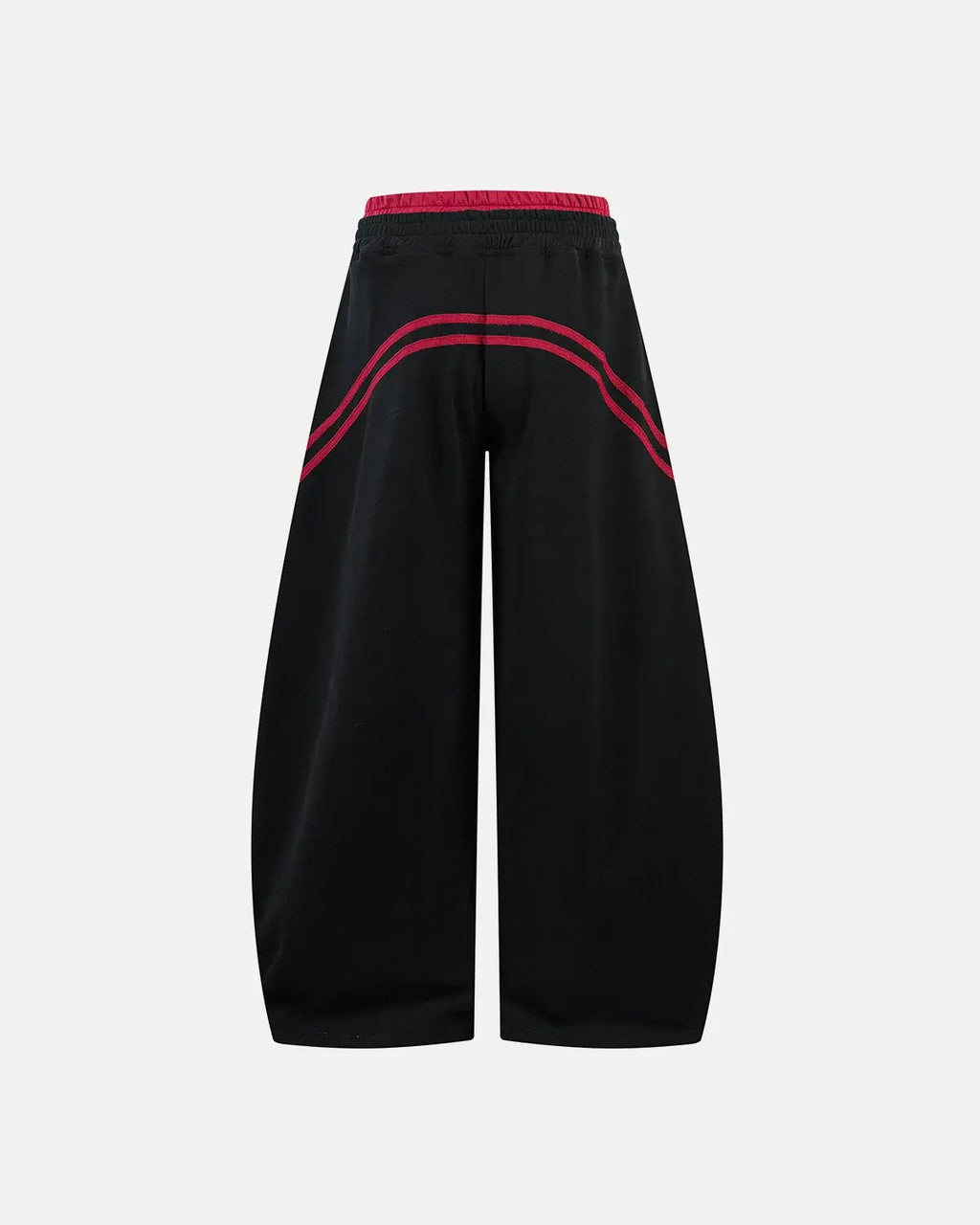 Grey Striped Baggy Sweatpants | Inflation Streetwear