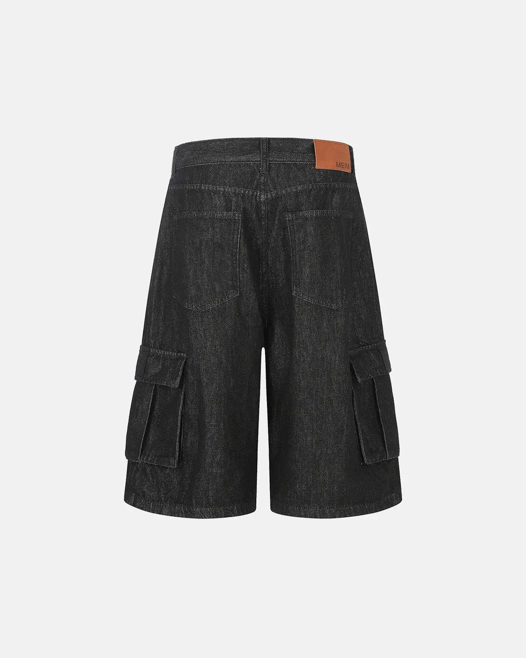 Black Cargo Longline Jorts | Inflation Streetwear