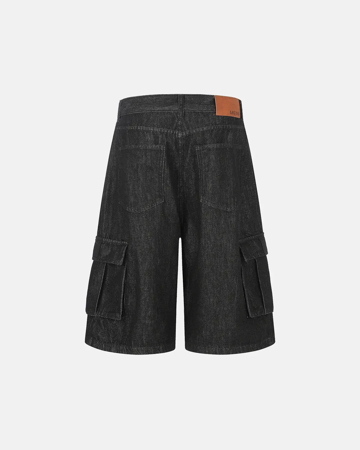 Black Cargo Longline Jorts | Inflation Streetwear