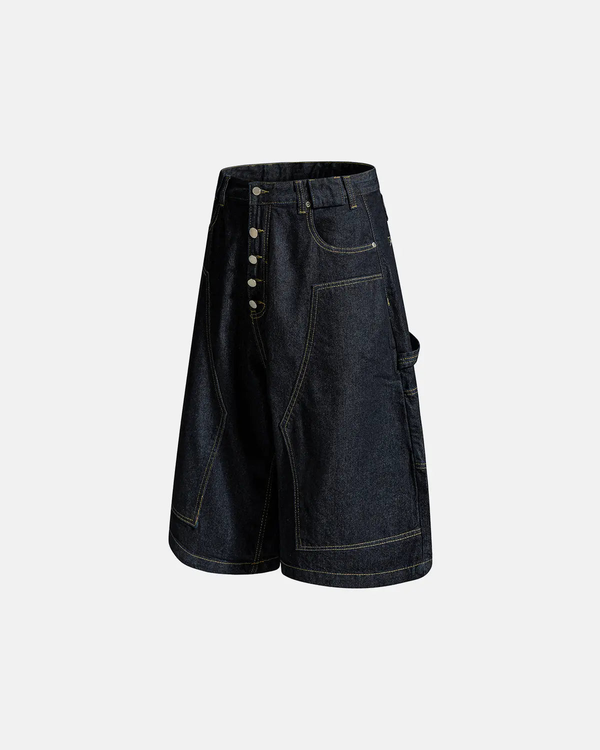 Deconstructed Wide leg Longline Jorts | Inflation Streetwear