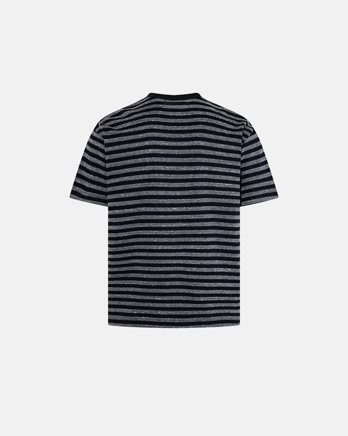 Striped Henley Relaxed T-shirt | Inflation Streetwear