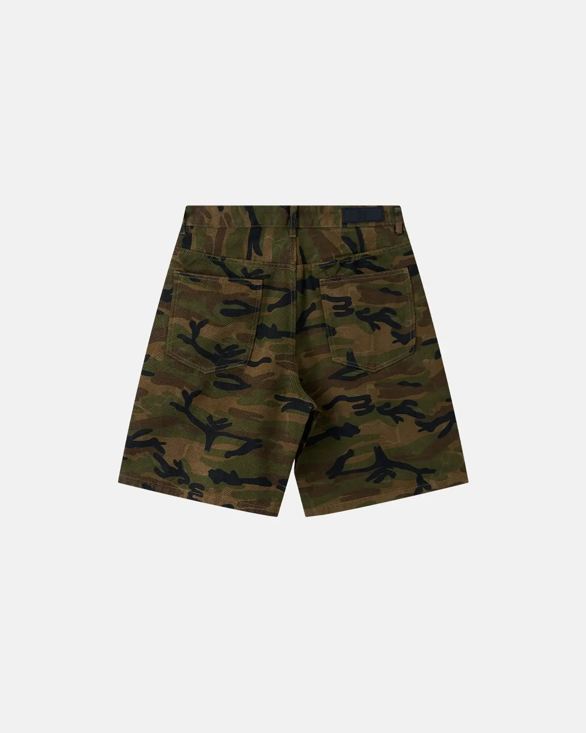 Metal Clasp Camo Shorts | Inflation Streetwear