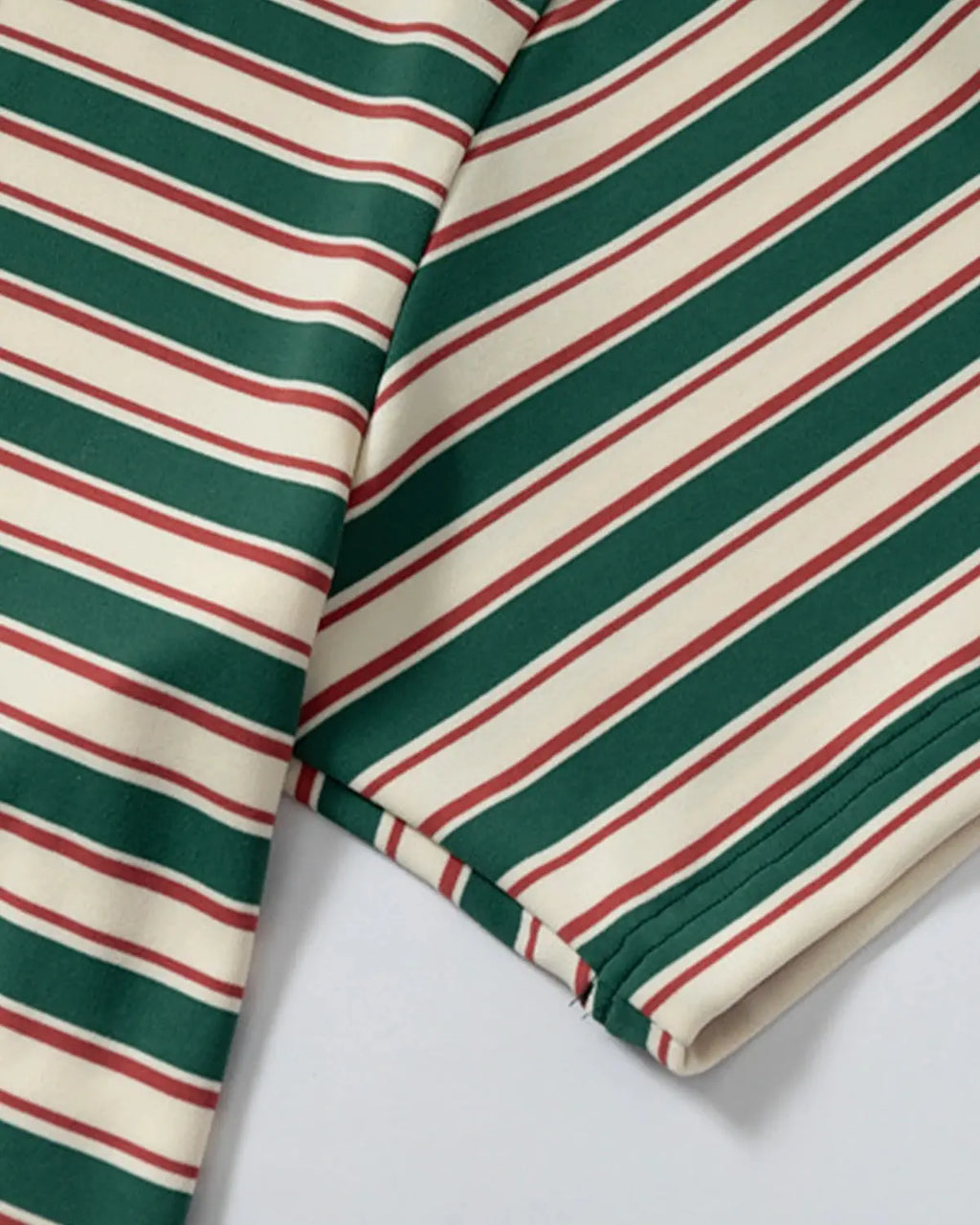 Asymmetric Polo Collar Striped T-Shirt | Inflation Streetwear