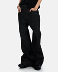 Asymmetric Buttons Bootcut Jeans | Inflation Streetwear