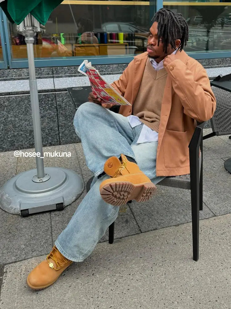 INFLATION Wave Washed Baggy Jeans