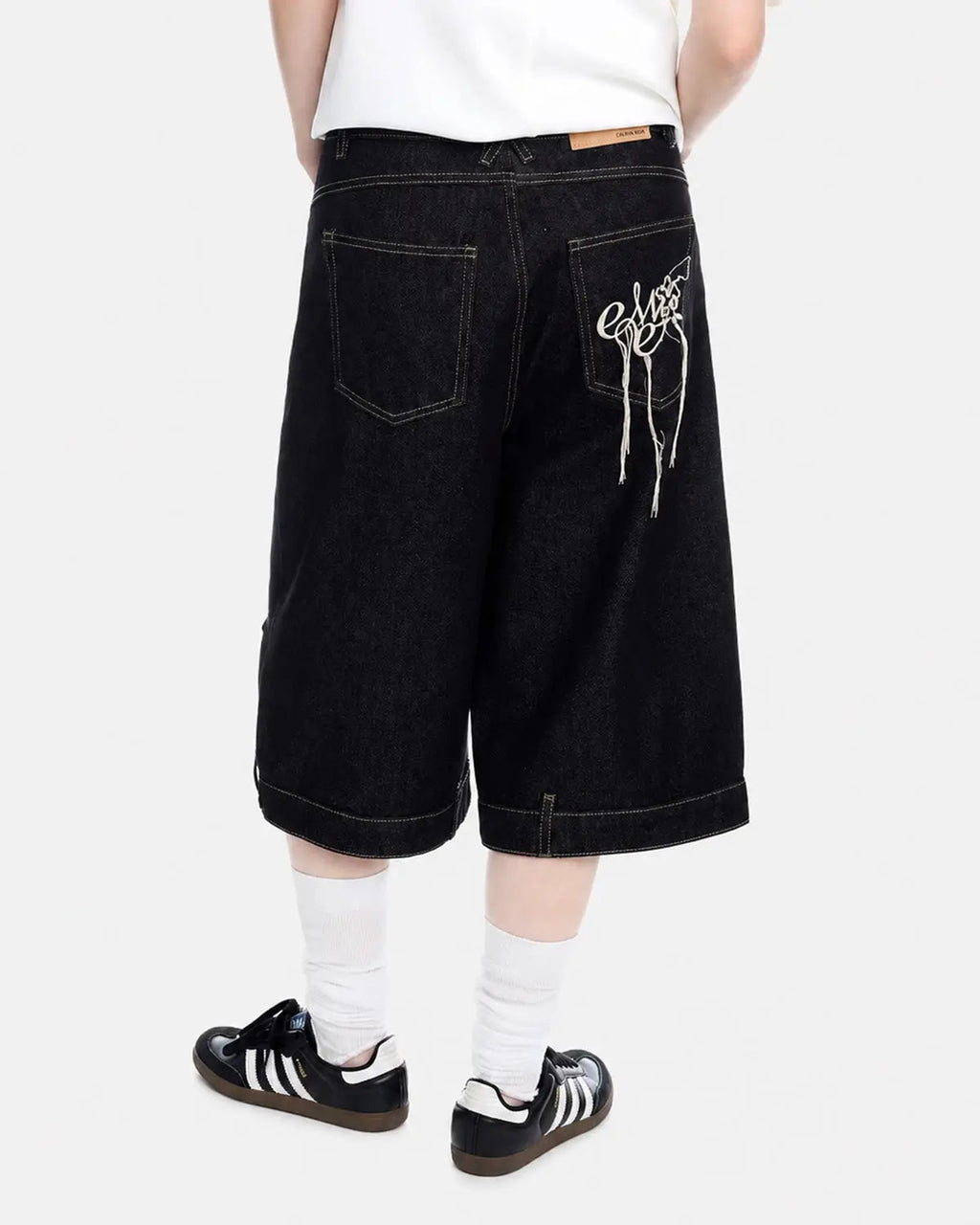 Deconstructed Raw Denim Jorts | Inflation Streetwear