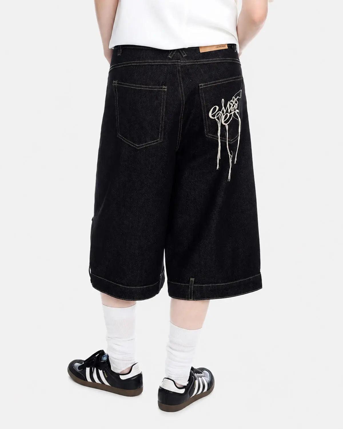 Deconstructed Raw Denim Jorts | Inflation Streetwear