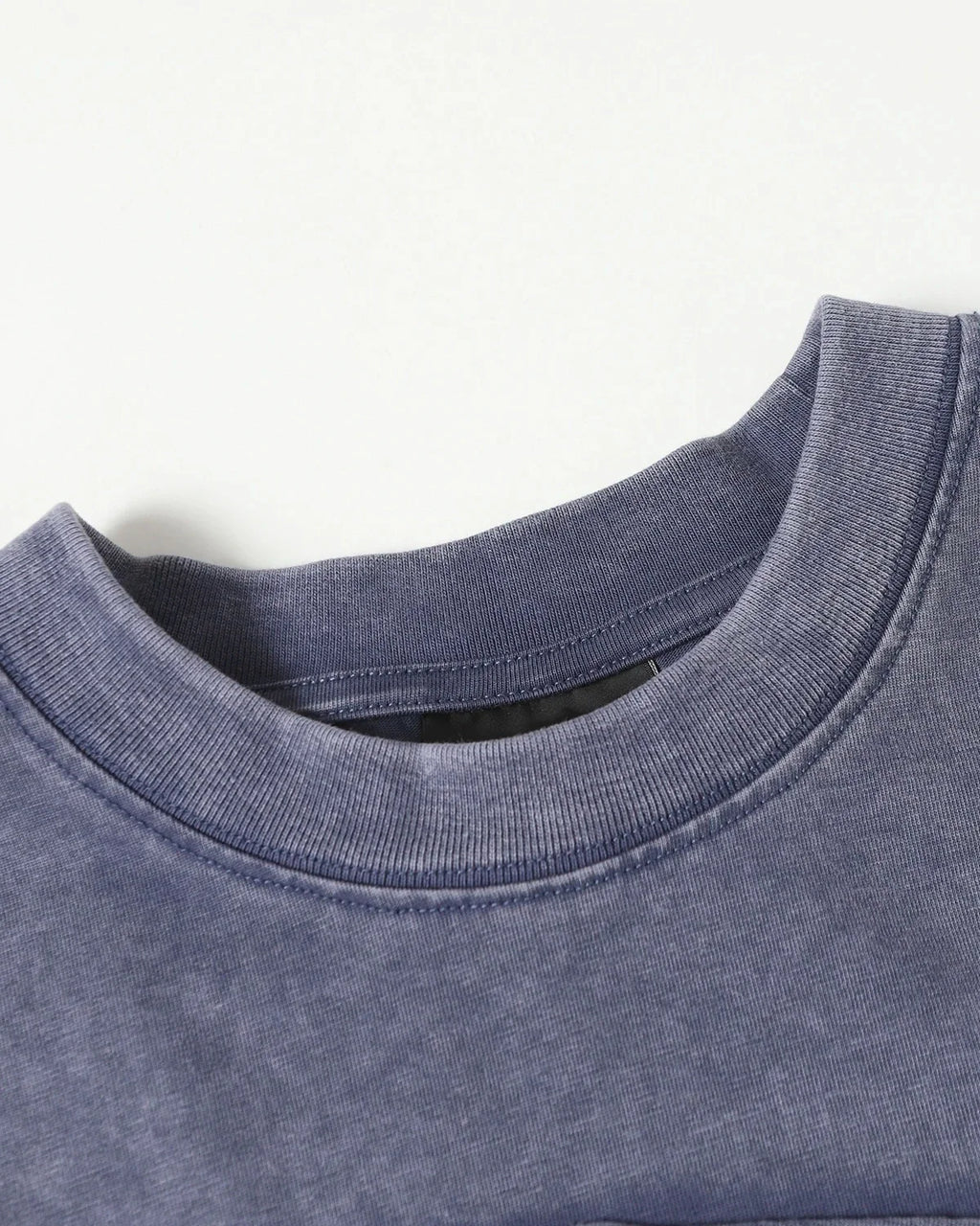 Patchwork Washed Boxy Cropped T-Shirt | Inflation Streetwear